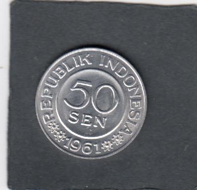 Beschrijving: 50 Sen BIRD